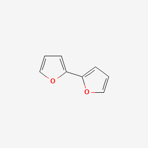 molecular formula C8H6O2 B1329537 2,2'-Bifuran CAS No. 5905-00-0