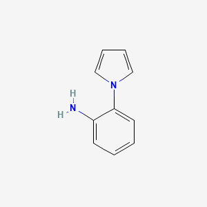 molecular formula C10H10N2 B1329540 2-(1H-Pyrrol-1-yl)aniline CAS No. 6025-60-1