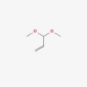 molecular formula C5H10O2 B1329541 Acrolein dimethyl acetal CAS No. 6044-68-4