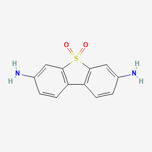 molecular formula C12H10N2O2S B1329546 Benzidine sulfone CAS No. 6259-19-4