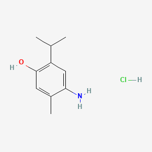 molecular formula C10H16ClNO B1329549 6-Aminothymol hydrochloride CAS No. 6321-11-5