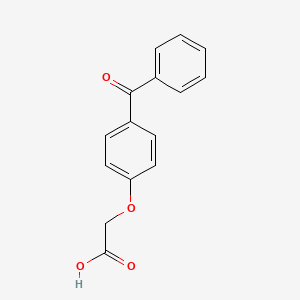 molecular formula C15H12O4 B1329550 2-(4-苯甲酰苯氧基)乙酸 CAS No. 6322-83-4