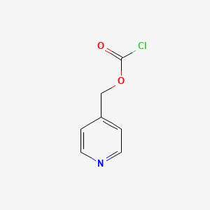 molecular formula C7H6ClNO2 B13295566 (Pyridin-4-yl)methyl chloroformate 