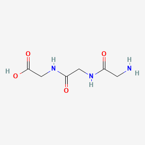 molecular formula C6H11N3O4 B1329560 H-Gly-Gly-Gly-OH CAS No. 556-33-2