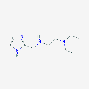 molecular formula C10H20N4 B13295664 [2-(Diethylamino)ethyl](1H-imidazol-2-ylmethyl)amine 