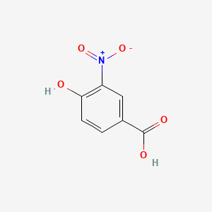 molecular formula C7H5NO5 B1329567 4-Hydroxy-3-nitrobenzoic acid CAS No. 616-82-0
