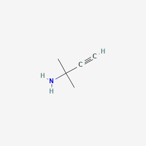 molecular formula C5H9N B1329570 3-Butyn-2-amine, 2-methyl- CAS No. 2978-58-7