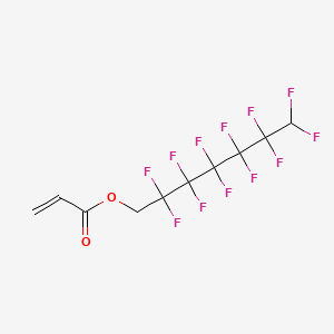 molecular formula C10H6F12O2 B1329571 2,2,3,3,4,4,5,5,6,6,7,7-十二氟庚基丙烯酸酯 CAS No. 2993-85-3