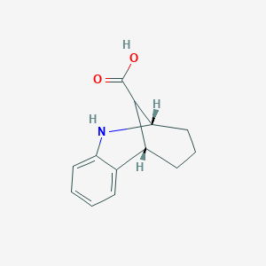 molecular formula C13H15NO2 B13295741 Racemic-(2S,6R)-1,2,3,4,5,6-Hexahydro-2,6-Methanobenzo[B]Azocine-11-CarboxylicAcid 