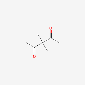 molecular formula C7H12O2 B1329578 3,3-Dimethyl-2,4-pentanedione CAS No. 3142-58-3
