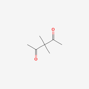 molecular formula C7H12O2 B1329578 3,3-Dimethylpentane-2,4-dione CAS No. 3142-58-3