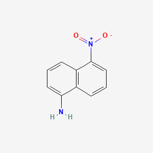 molecular formula C10H8N2O2 B1329583 1-Naphthalenamine, 5-nitro- CAS No. 3272-91-1