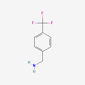 molecular formula C8H8F3N B1329585 4-(Trifluoromethyl)benzylamine CAS No. 3300-51-4