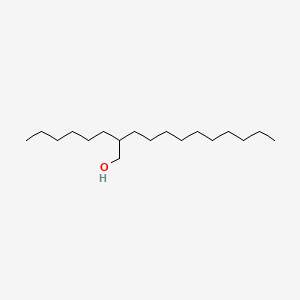 molecular formula C18H38O B1329589 1-Dodecanol, 2-hexyl- CAS No. 110225-00-8