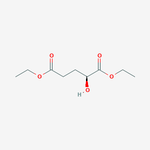 molecular formula C9H16O5 B132959 Diethyl (2S)-2-hydroxypentanedioate CAS No. 55094-99-0