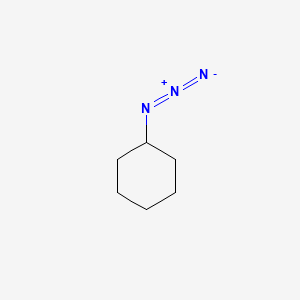 molecular formula C6H11N3 B1329591 环己烷，叠氮基- CAS No. 19573-22-9