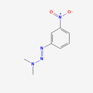 molecular formula C8H10N4O2 B1329592 3,3-Dimethyl-1-(3-nitrophenyl)triazene CAS No. 20241-06-9