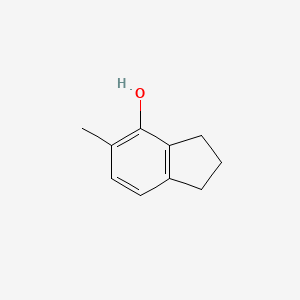 molecular formula C10H12O B1329593 5-Methylindan-4-ol CAS No. 20294-31-9