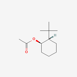 molecular formula C12H22O2 B1329594 trans-2-tert-Butylcyclohexyl acetate CAS No. 20298-70-8