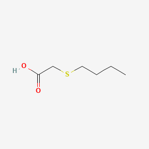 molecular formula C6H12O2S B1329596 (丁硫基)乙酸 CAS No. 20600-61-7