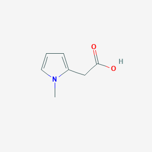 molecular formula C7H9NO2 B1329608 1-Methylpyrrole-2-acetic acid CAS No. 21898-59-9
