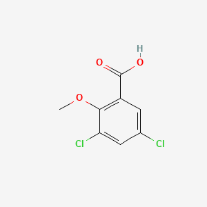 molecular formula C8H6Cl2O3 B1329618 3,5-Dichloro-2-methoxybenzoic acid CAS No. 22775-37-7