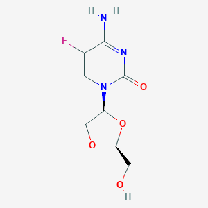 molecular formula C8H10FN3O4 B132962 5-Fhmed-cytosine CAS No. 145397-26-8