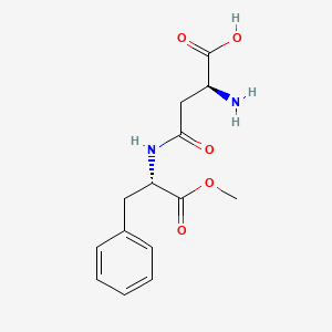 molecular formula C14H18N2O5 B1329620 β-阿斯巴甜 CAS No. 22839-61-8