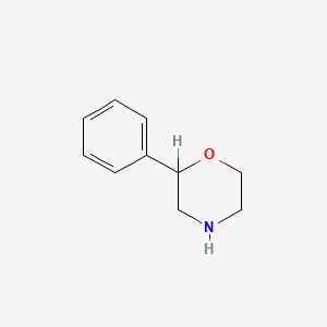 molecular formula C10H13NO B1329631 2-苯基吗啉 CAS No. 23972-41-0