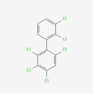 molecular formula C12H4Cl6 B1329638 2,2',3,3',4,6-六氯联苯 CAS No. 61798-70-7