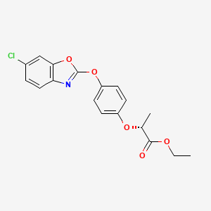 molecular formula C18H16ClNO5 B1329639 Fenoxaprop-P-ethyl CAS No. 71283-80-2
