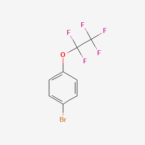 molecular formula C8H4BrF5O B1329640 1-溴-4-(全氟乙氧基)苯 CAS No. 56425-85-5