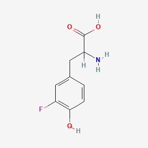 molecular formula C9H10FNO3 B1329642 3-氟酪氨酸 CAS No. 403-90-7