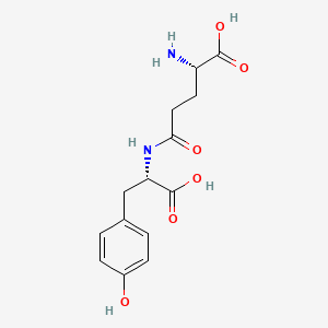 molecular formula C14H18N2O6 B1329652 γ-谷氨酰酪氨酸 CAS No. 7432-23-7