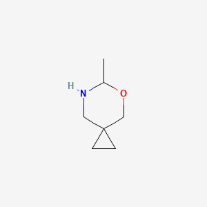 molecular formula C7H13NO B13296597 6-Methyl-5-oxa-7-azaspiro[2.5]octane 
