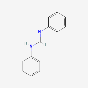 molecular formula C13H12N2 B1329664 N,N'-Diphenylformamidine CAS No. 622-15-1