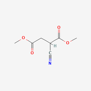 molecular formula C7H9NO4 B1329665 二甲基2-氰基琥珀酸酯 CAS No. 6283-71-2