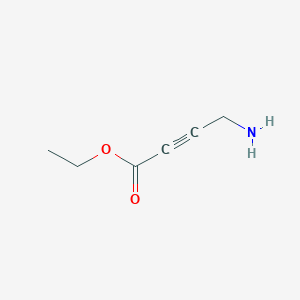 molecular formula C6H9NO2 B13296685 Ethyl 4-aminobut-2-ynoate 