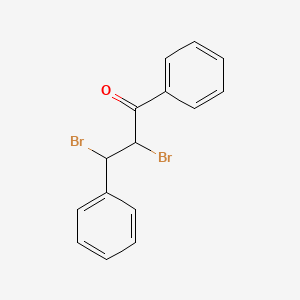 molecular formula C15H12Br2O B1329671 Chalcone dibromide CAS No. 611-91-6