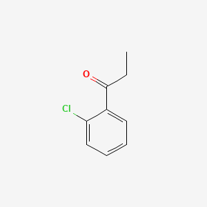 molecular formula C9H9ClO B1329673 1-(2-Chlorophenyl)propan-1-one CAS No. 6323-18-8