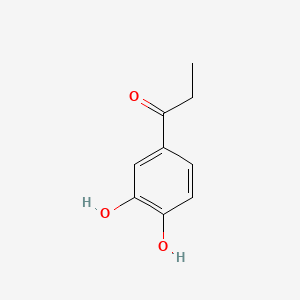 molecular formula C9H10O3 B1329677 3',4'-二羟基丙酮 CAS No. 7451-98-1