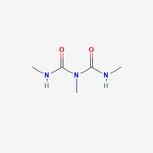 molecular formula C5H11N3O2 B1329680 1,3-Dimethyl-1-(methylcarbamoyl)urea CAS No. 816-00-2