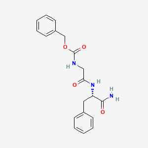 molecular formula C19H21N3O4 B1329688 Z-Gly-phe-NH2 CAS No. 5513-69-9