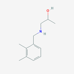 molecular formula C12H19NO B13296910 1-{[(2,3-Dimethylphenyl)methyl]amino}propan-2-ol 