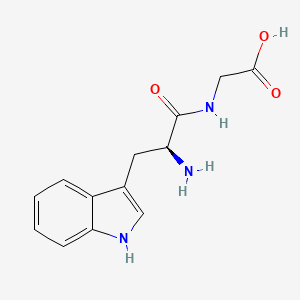 molecular formula C13H15N3O3 B1329694 Trp-gly CAS No. 7360-09-0