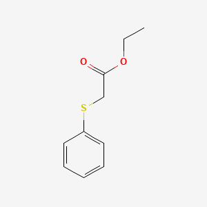 B1329697 Ethyl (phenylthio)acetate CAS No. 7605-25-6