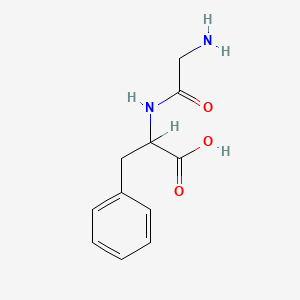 molecular formula C11H14N2O3 B1329699 Glycyl-DL-phenylalanine CAS No. 721-66-4