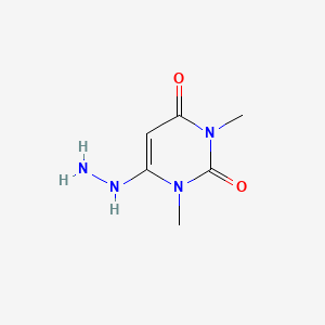 molecular formula C6H10N4O2 B1329703 1,3-Dimethyl-6-hydrazinouracil CAS No. 40012-14-4