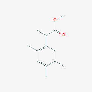 molecular formula C13H18O2 B13297047 Methyl 2-(2,4,5-trimethylphenyl)propanoate 