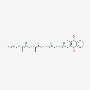 molecular formula C36H48O2 B132972 Menaquinone 5 CAS No. 1182-68-9